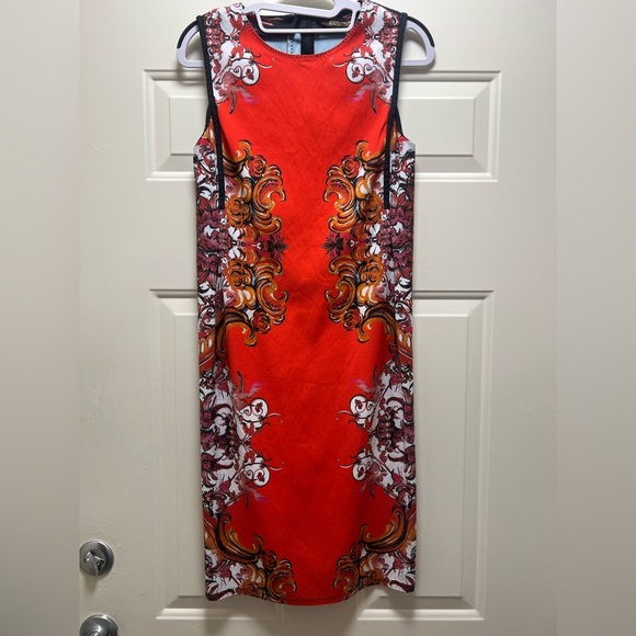 Roberto Cavalli Midi Bodycon Business Casual Woman’s Dress 46 Us 8 - Picture 3 of 6